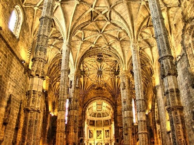 Interior del monasterio de los Jerónimos.
