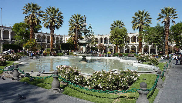 Plaza de Armas de Arequipa, Perú