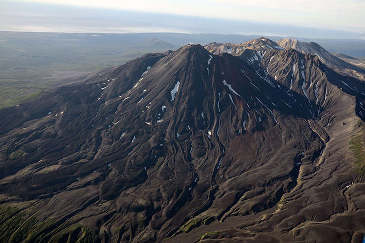 Volcán Kikhpinych, Kamchatka