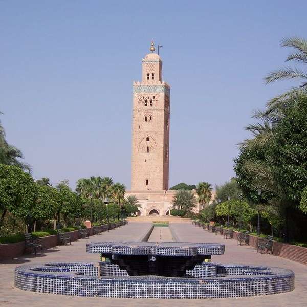 Mezquita de Koutubia, Marrakech, Marruecos. Foto: Daniel Csörföly, Wikimedia Commons (CC BY-SA 3.0)